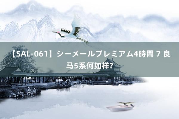 【SAL-061】シーメールプレミアム4時間 7 良马5系何如样?